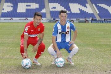 Presentación de Burgui y Hernán Pérez nuevos jugadores del Espanyol 