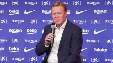 El paso de Koeman por el banquillo del Barcelona: una trayectoria de sobresaltos