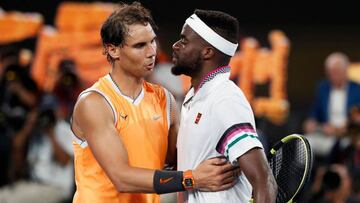 Nadal downs Tiafoe to set up Tsitsipas semi-final