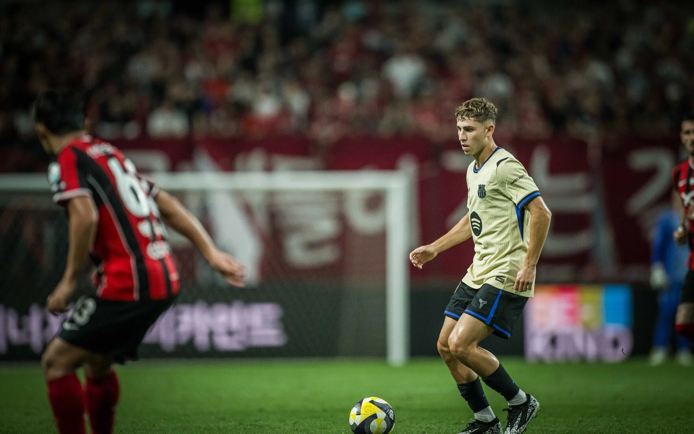 Fermín e Iñigo dan el susto en la última sesión del Barça en Corea