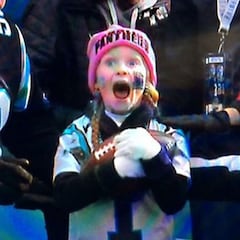 La niña que robó el corazón a todos los aficionados de la NFL