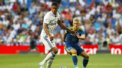 Varane con el Real Madrid. 