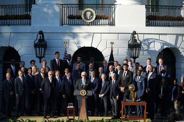 Así fue la visita de los Bucks a la Casa Blanca