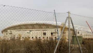 Las imágenes de las obras del Wanda Metropolitano