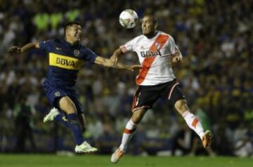 Boca Juniors igualó en la Bombonera ante River Plate 0-0 en la semifinal de ida de la Copa Sudamericana. 