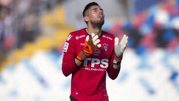 Futbol, Antofagasta vs Wanderers
 Campeonato de transicin 2017.
 El jugador de Wanderers Gabriel Castellon celebra el gol contra Antofagasta durante el partido de primera division disputado en el estadio Calvo y Bascuan, en Antofagasta, Chile.
 26/11/20