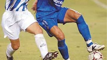 <b>SUPERIOR. </b>EL Getafe, en el que Riki trabajó incansablemente, fue inabordable para el Leganés.