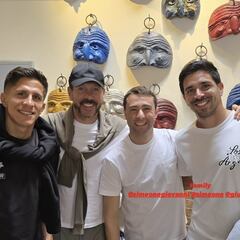 Los Simeone se reúnen en Nápoles