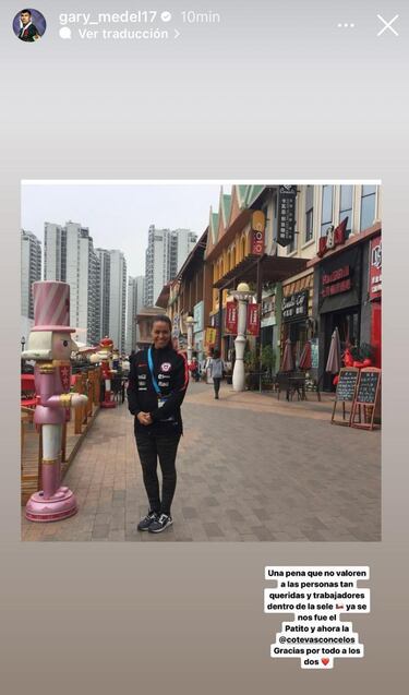 Medel dispara: “Una pena que no valoren a las personas en la Selección”