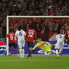 1-0 y Rüdiger de delantero