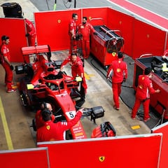 Los secretos del Ferrari radican en los pontones y la parte trasera