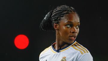 The Colombian star started on the bench as Real Madrid limped to yet another defeat in an awful UWCL campaign.