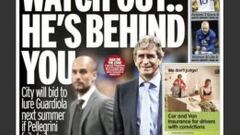 En Inglaterra ya sitúan a 'Pep' como el recambio de Pellegrini