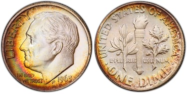 Si tiene alguna de estas monedas de 10 centavos podría recibir una fortuna: descubra los modelos afortunados con miles de dólares