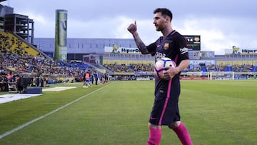 El delantero argentino del Barcelona, Leo Messi, durante un partido.