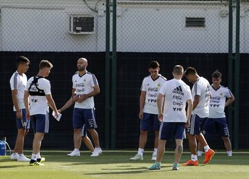 Barcelona 01Junio 2018, España
Previa al Mundial 2018
Entrenamiento de la seleccion Argentina Ciudad Deportiva Joan Gamper, Barcelona.
Foto Ortiz Gustavo