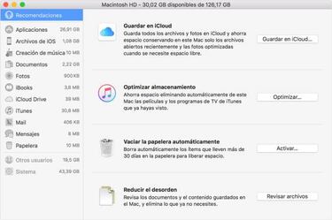 Cómo liberar espacio de guardado en el disco de los Mac