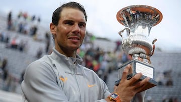Divino Nadal: ocho t¨ªtulos en Roma y recupera el n¨²mero uno
