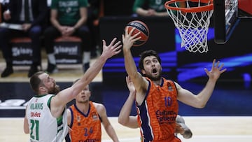 27/01/21 BALONCESTO PARTIDO  EUROLIGA EUROLEAGUE 
 VALENCIA BASKET - ZALGIRIS
 MIKE TOBEY
 MILAKNIS