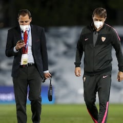 Lopetegui: "El objetivo no
cambia y ahora es el Villarreal"