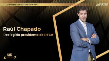 Raúl Chapado, reelegido presidente de la RFEA