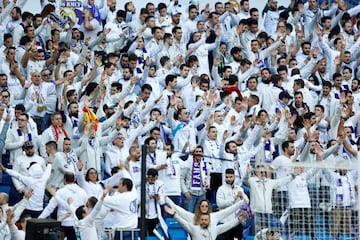 Not this time | Real Madrid fans inside the stadium.