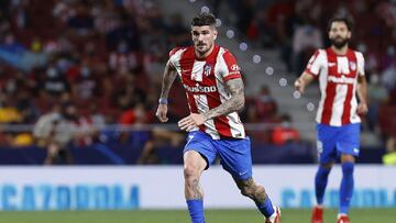 De Paul, en el Atlético-Oporto.