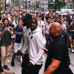 Pogba no habló del Real Madrid en un evento en Nueva York