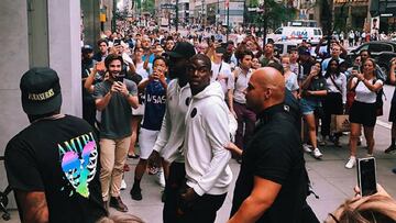 Pogba, en Nueva York.