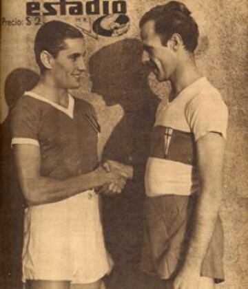 Alberto Buccicardi (en la foto a la derecha), dirigió los tres partidos de Chile en el Mundial de 1950. También con tres duelos está Héctor Parra, que estuvo en el Sudamericano de 1919.