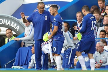 Hazard, "going nowhere" and ready to start for Chelsea - Sarri
