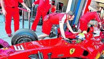 <b>ENFOQUE DEFENSIVO. </b>Ferrari simplifica su monoplaza y, si sale bien, lo hará igual en Bahrain.