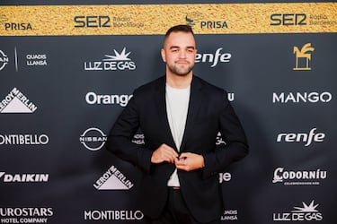 Jorge Peñafiel, DJ & Remixer, posando en la alfombra roja de los Premios Ondas 2025.