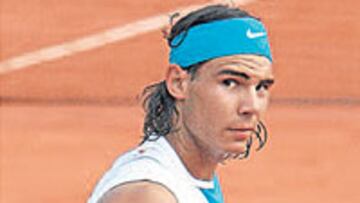 <b>CELEBRACIÓN. </b>Rafa Nadal derrotó a Montañés y hoy cumple 21 años.