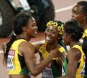 Fraser-Pryce remata el oro de Jamaica con récord nacional