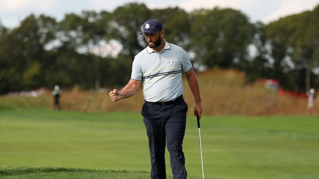 Rahm se echa Europa a la espalda en el primer día de la Ryder