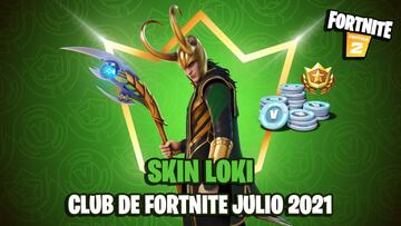 Así es el skin Loki del Club de Fortnite de julio 2021