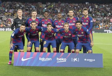 Equipo del Barcelona.