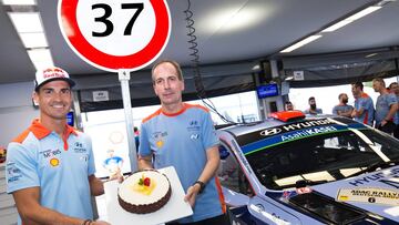 Dani Sordo celebra un cumpleaños con Hyundai.