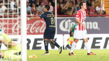 UNAM empató dos veces a los Rayos y sigue invicto en Liga MX