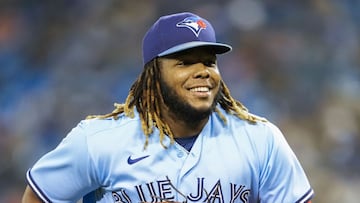 Luego de tres temporadas en las Grandes Ligas, Vladimir Guerrero Jr. tiene mejores n&uacute;meros que su padre en la misma cantidad de juegos jugados.