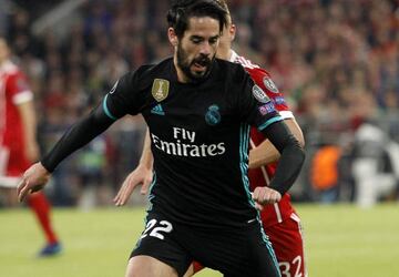 Isco was substituted at half time with a shoulder issue.
