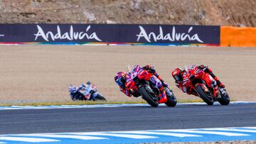 28/04/24 MOTOCICLISMO GRAN PREMIO DE ESPA?A MOTOGP JORGE MARTIN Y PECCO BAGNAIA