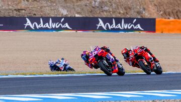 28/04/24 MOTOCICLISMO GRAN PREMIO DE ESPAÑA MOTOGP JORGE MARTIN Y PECCO BAGNAIA