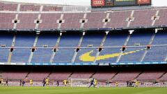 El Barça no jugaba a puerta cerrada desde 1925