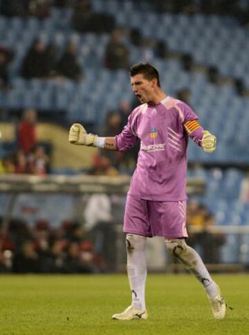 José Miguel Morales celebra el 0-1.