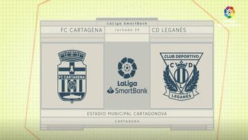 Resumen del Cartagena vs. Leganés de LaLiga SmartBank