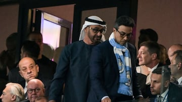 El jeque Mansour bin Zayed, presenció cómo el Manchester City alzó la Champions League frente al Inter.
