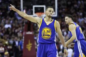 Stephen Curry con la camiseta de 2010 hasta ahora.