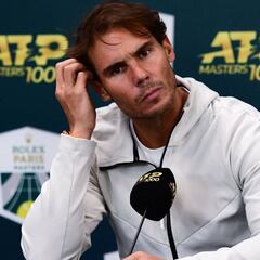 Nadal withdraws from Paris Masters semi-final